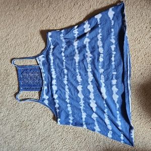 Blue and White bell shaped top!